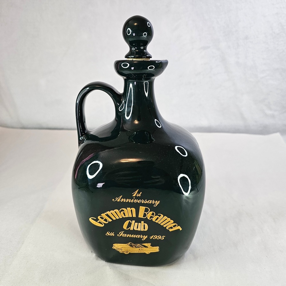 Vintage German Beamer First Club Germany Ceramic by Wade Decanter Bottle